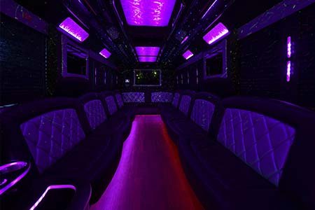 elegant party bus