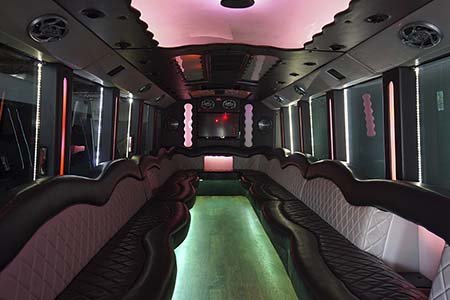 Elegant limo Bus option